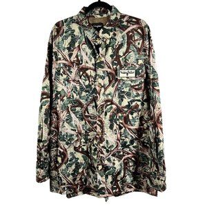 Hidden Antler Men's Sz 3XL Camo Long Sleeve Vented Back Cotton Hunting Shirt